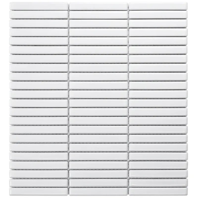 Wand Mozaïek Tegels Kitkat Factory Keramiek Wit Glans - Matje 28,2x30,8cm Must-Have