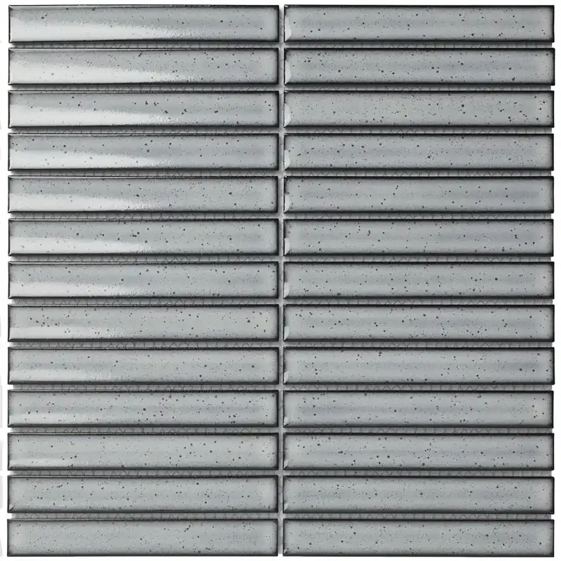 Finale Uitverkoop Wand Mozaïek Tegels Kitkat Factory Keramiek Lichtgrijs - Matje 29,6x29,9cm