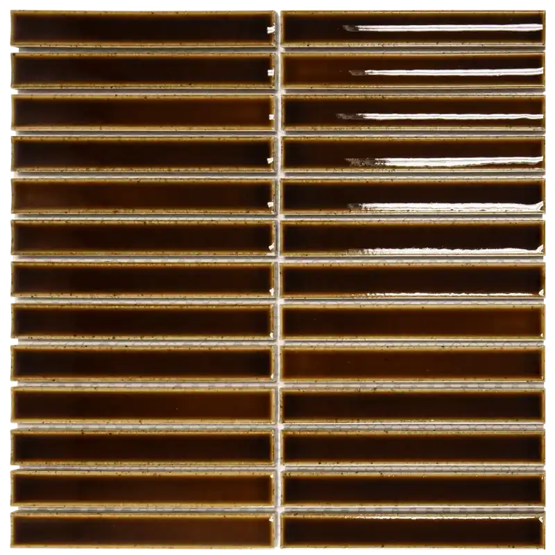 Wand Mozaïek Tegels Kitkat Factory Keramiek Bruin - Matje 29,6x29,9cm Lage Prijs