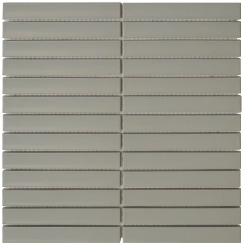 Fabrieksprijs Wand Mozaïek Tegels Kitkat Factory Keramiek Saliegroen - Matje 29,6x29,9cm