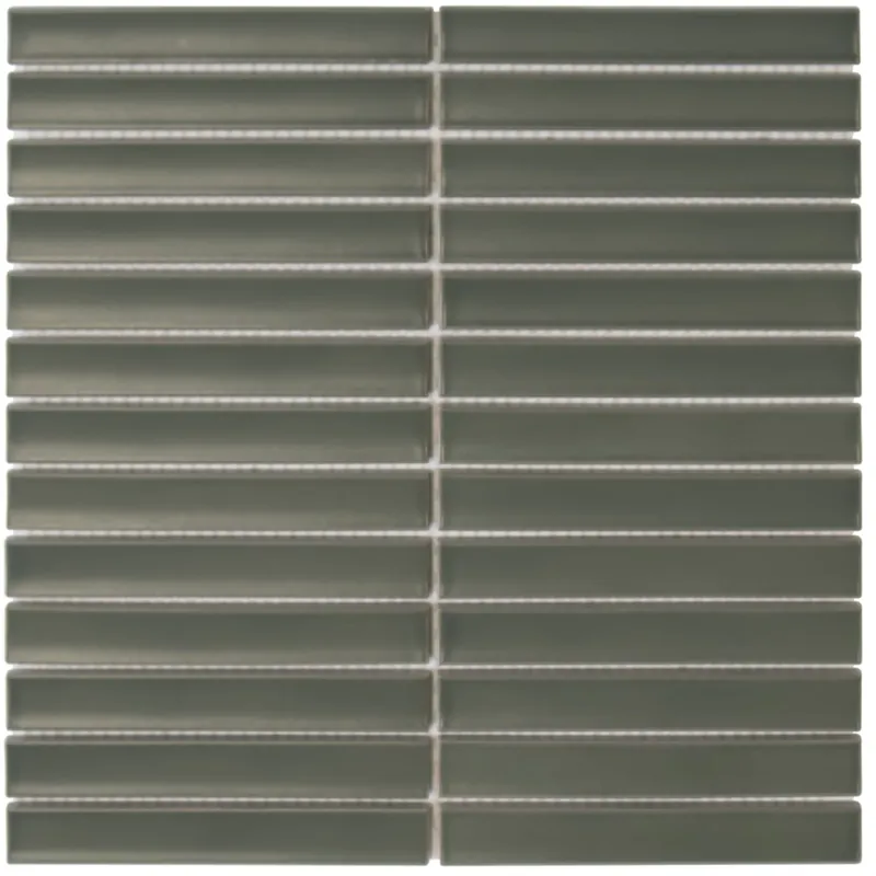 Wand Mozaïek Tegels Kitkat Factory Keramiek Olijfgroen - Matje 29,6x29,9cm Weekendaanbieding