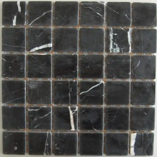 Wand Mozaïek Tegels Factory Marmer Anticato Zwart - Matje 30x30cm Korting