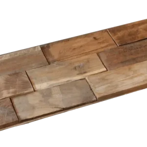 Wand Mozaïek Tegels Factory Wildverband Hout Bruin - Matje 18x60cm Actieprijs