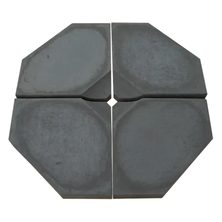 Superprijs parasoltegel 40x40x6 zwart beton