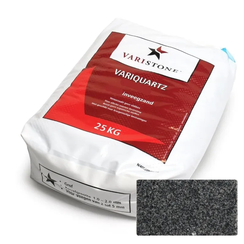 Variquartz onkruid-remmend voegzand basalt (20kg) Shop Nu
