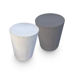 Superprijs poef rond 45x40 zwart