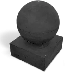 anti-inbraak element 40x40x20+bol 40 zwart Korting