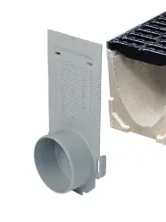 Rechtstreeks Van De Fabrikant Multi Drain D100 Multifunctionele eindplaat + uitloop Ø110mm