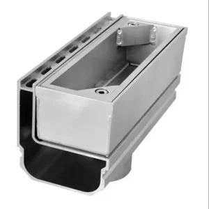 Rechtstreeks Van De Fabrikant Sleufgoot aluminium Sidedrain/75 inspectieluik 250 mm + onderuitloop 75 mm