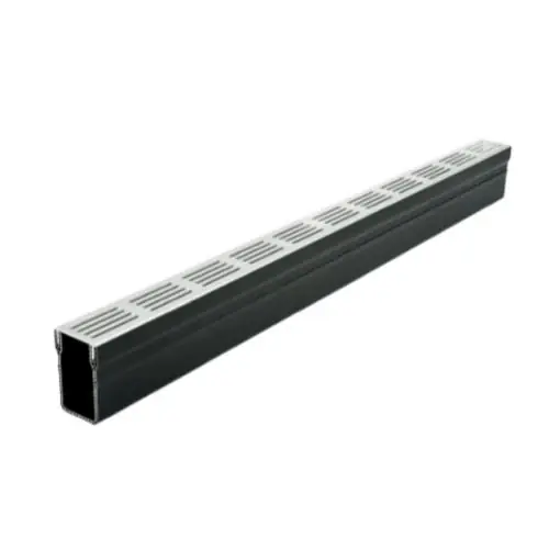 Star Drain kunststof goot met grijs aluminium rooster 1000mm Korting