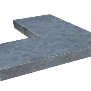 Afdekplaat / vijverrand Blue moon honed linea hoek 50/50x30x3 - maandprijs Actieprijs