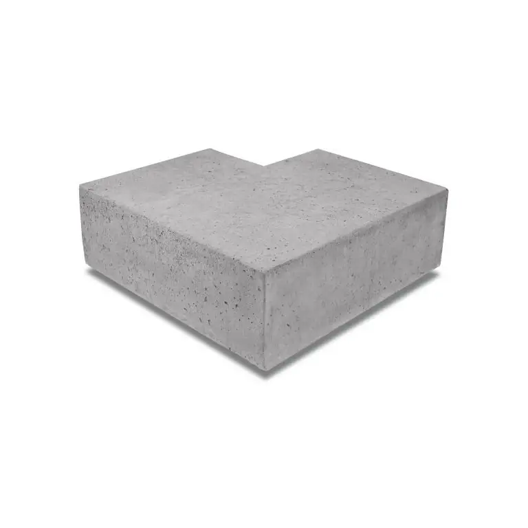ArtiStone hoekstuk traptreden 90° buiten 37x15 Grijs Lage Prijs
