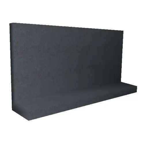 Lage Kosten Oud Hollandse keerwand 50x40x200 Zwart (hxdxl)