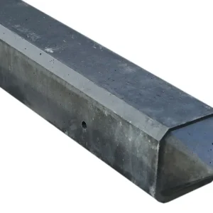 Hoge Kwaliteit 3-sponning paal Punt 10x10x275 (sponning 37 cm) Antraciet