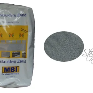 MBI onkruid-remmend voegzand (20 kg) Steengrijs Rechtstreeks Van De Fabrikant