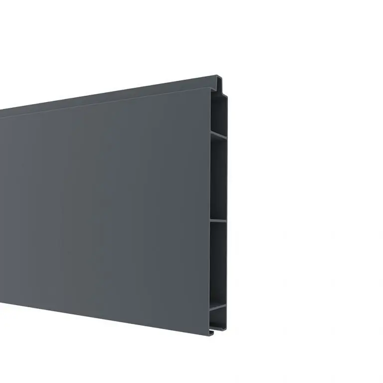 Aluminium Rabatplank Antraciet 7016 20x150x1780mm (werkende maat 14cm hoog) Hoge Kwaliteit