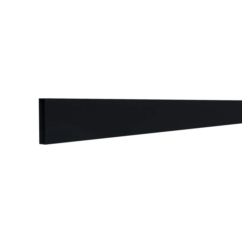 Aluminium sight plank Zwart 9005 20x100x1780mm Op = Op