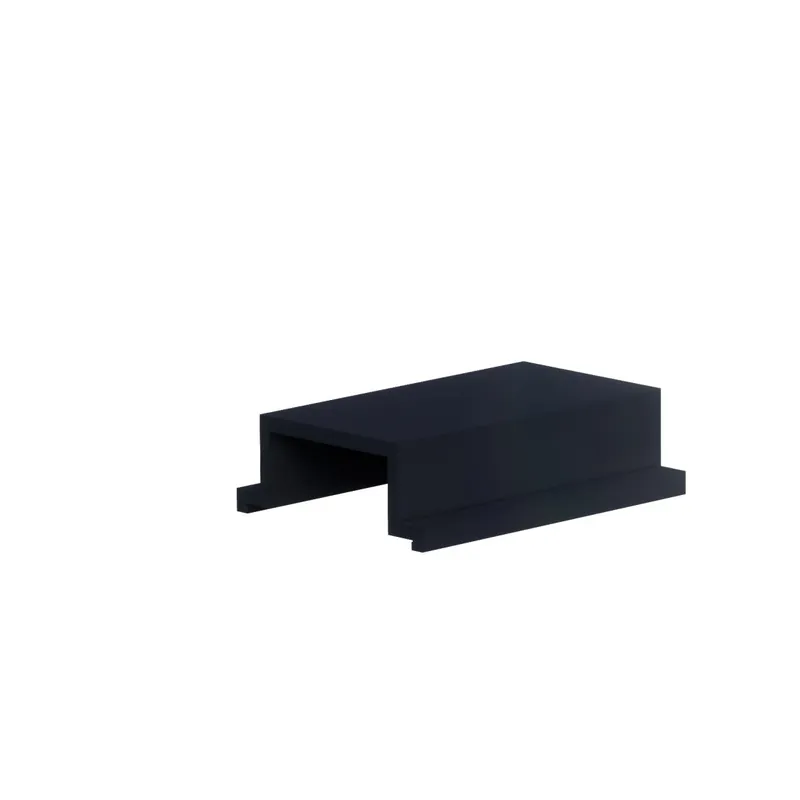 Korting Aluminium sight afstandhouder Zwart 9005 40mm (per 50 st)