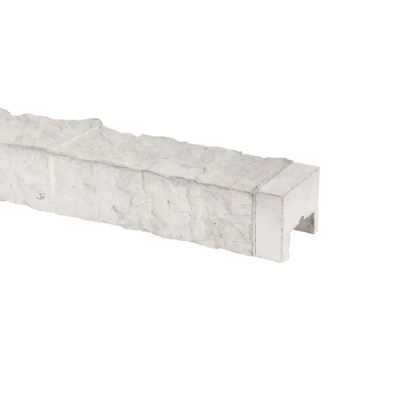 Betonnen afdekkap granietmotief 177 cm wit Snelle Levering