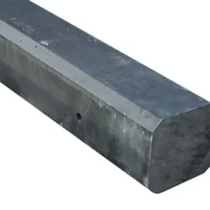 3-sponning paal Vlak 10x10x275 (sponning 37 cm) Antraciet Laatste Kans