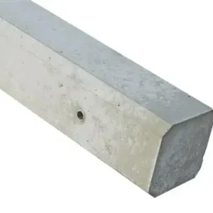 3-sponning paal vlak 10x10x275 (sponning 37 cm) Wit Flitsaanbieding