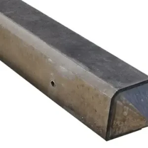 3-sponnings paal punt 10x10x195 (sponning 74 cm) taupe Populair