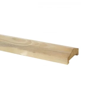Grenen afdekkappen - recht teruggedroogd/geïmpregneerd 180 cm (2-zijde aflopend) Goedkoop