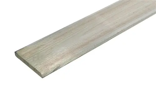 Grenen plank - geïmpregneerd 140 x 17 mm 130 cm Gereduceerde Prijs