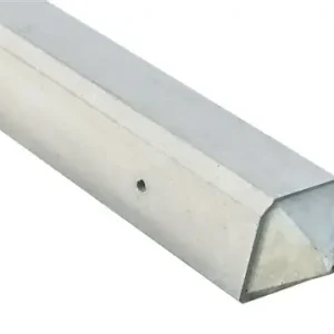 Bestel Nu Hoekpaal Punt 10x10x180 (sponning 37 cm) Wit