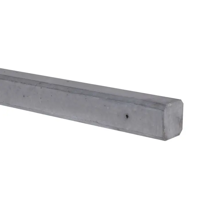 Speciale Aanbieding Tussenpaal Vlak 10x10x310 (sponning 54 cm) Grijs