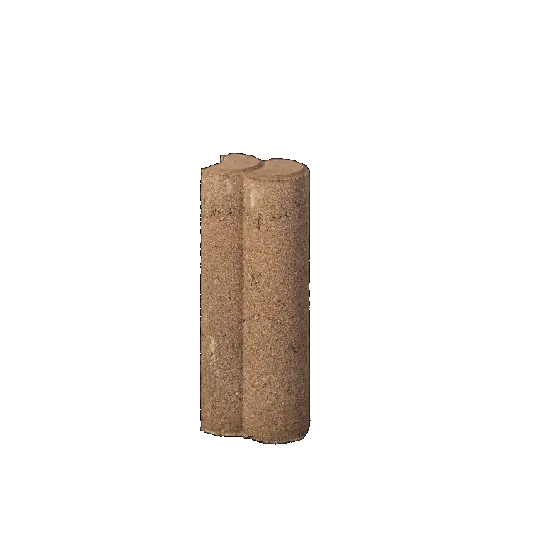 Direct Beschikbaar Duo-palissade 6x25 bruin