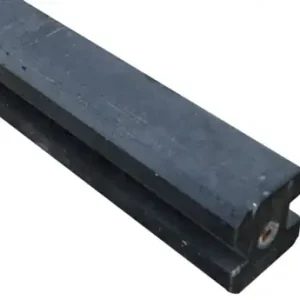 3-sponning paal betonschutting 13x13x400 (sponning 324 cm) Antraciet Populair