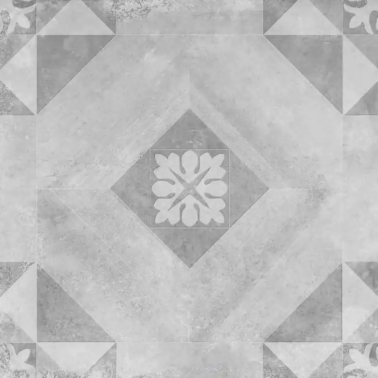 GeoCeramica® 60x60x4 Symbol Block Smoke Betrouwbaar
