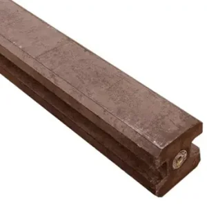 Bestel Nu Tussenpaal betonschutting 13x13x365 (sponning 288 cm) Taupe*