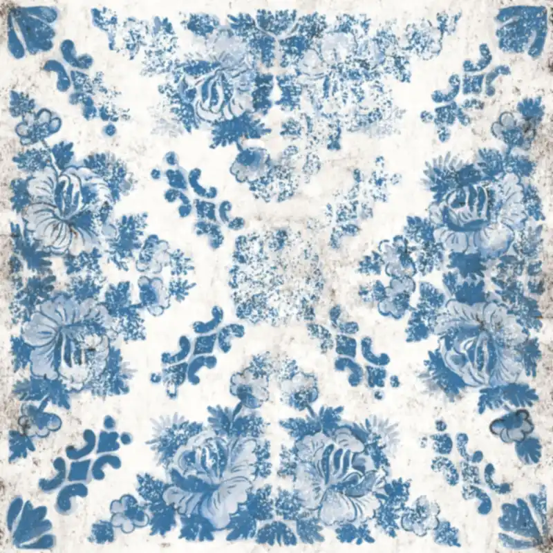 Flitsaanbieding Keramische tegel 61x61x2 cm Fruhling Dekore Blumen