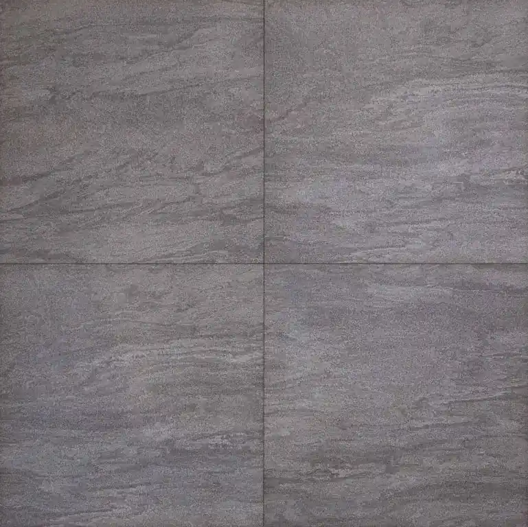 Keramische tegel 60x60x2 cm Due Trentino Nero gerectificeerd Gratis Retour