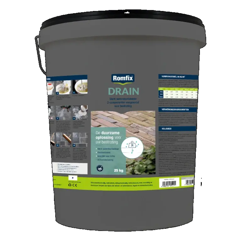 Romfix Drain 25 kg Neutraal Veilige Betaling