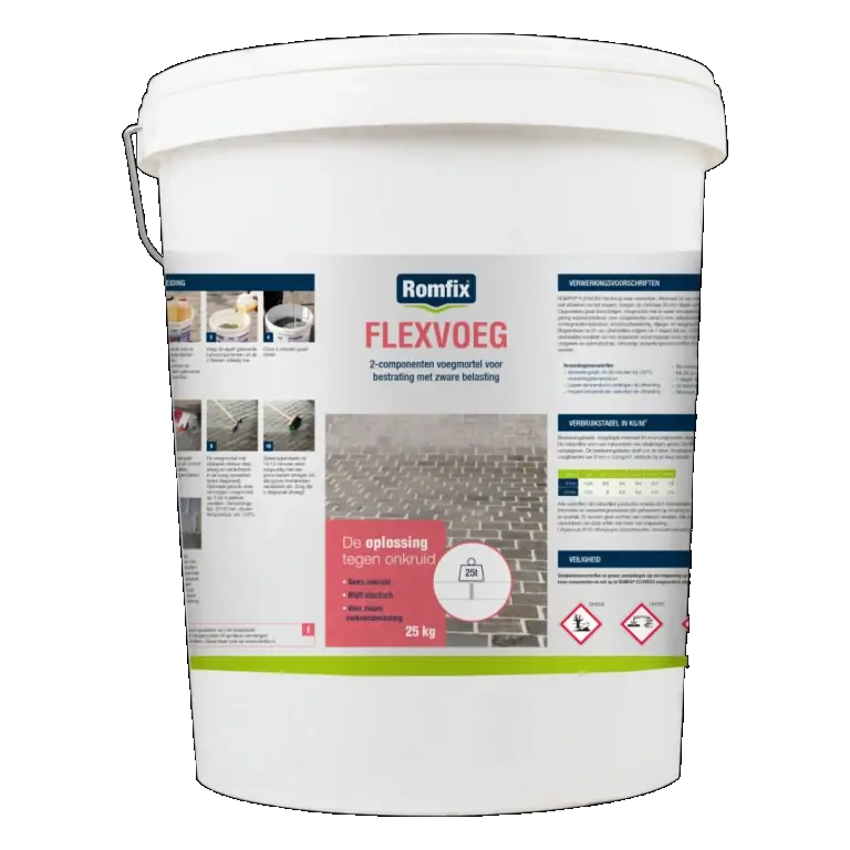 Romfix Flexvoeg 25 kg Basalt Populair