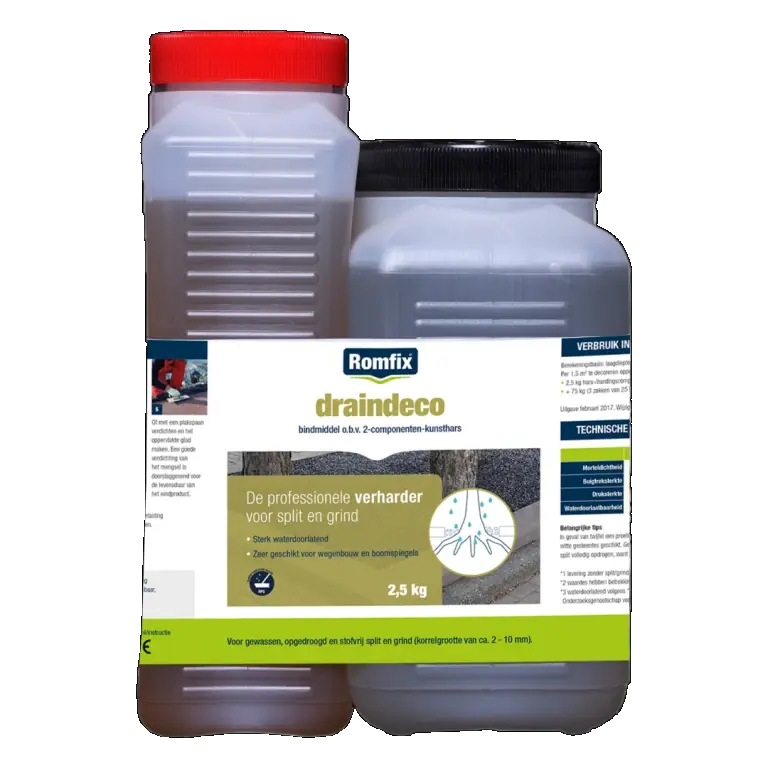 Romfix Draindeco 3 kg Transparant Laatste Versie