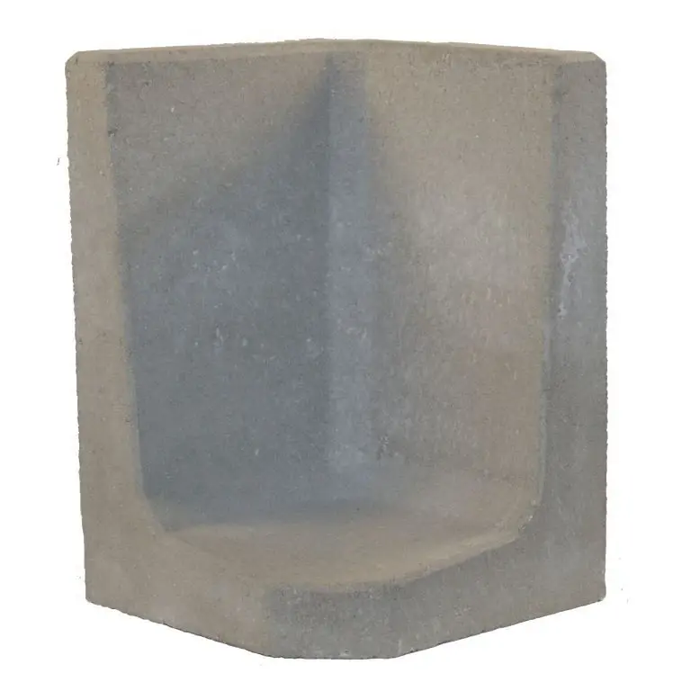 Goedkoop L-hoekelement Grijs 60x40x40 cm (hxbxd)