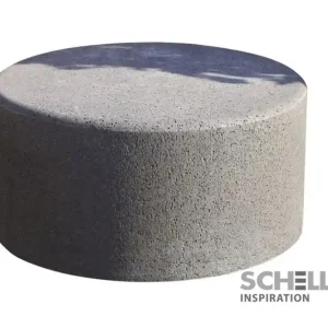 Schellevis Zitelement rond 100x40 cm carbon Premium