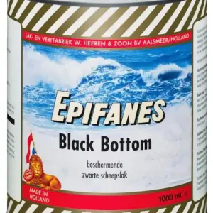 epifanes black bottom (zwart) 1 liter Weekendaanbieding