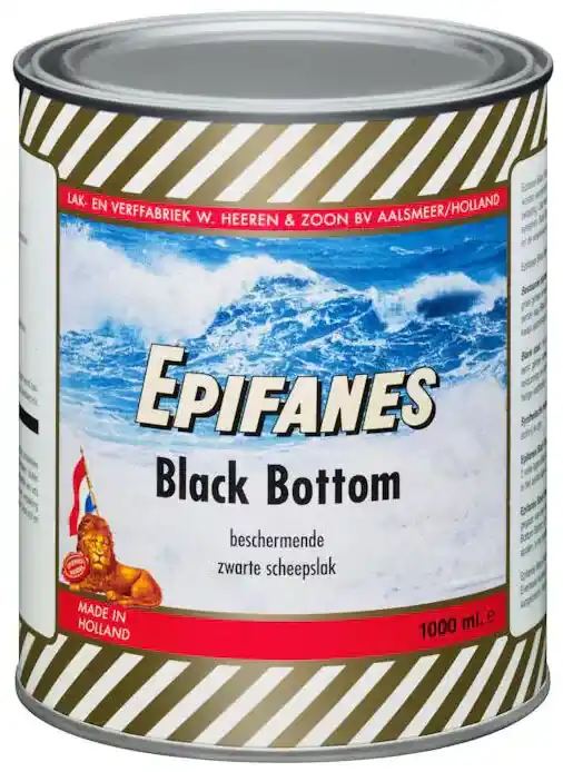 epifanes black bottom (zwart) 1 liter Weekendaanbieding