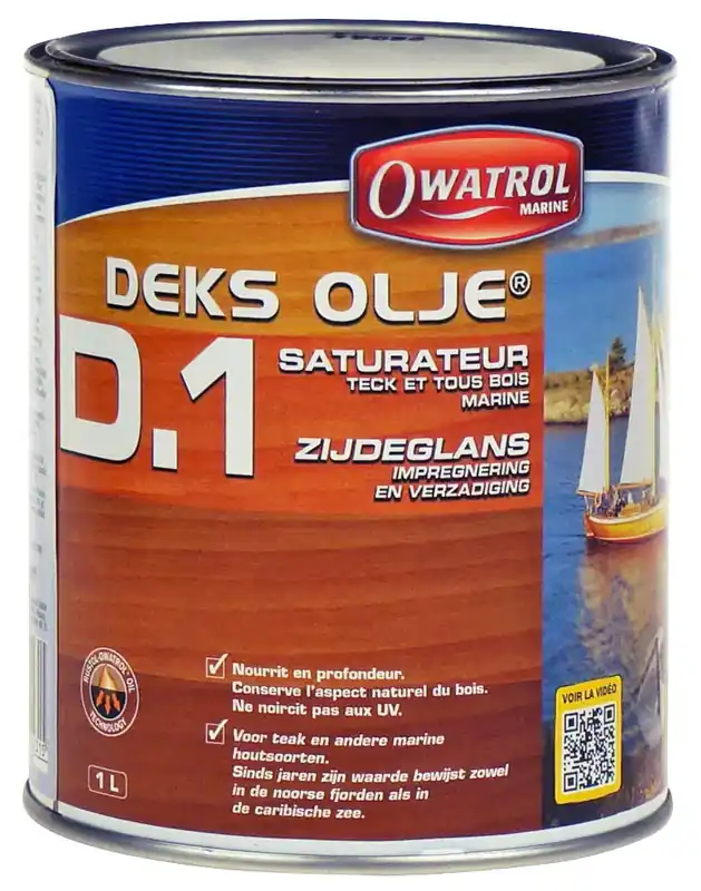 Rechtstreeks Van De Fabrikant owatrol deks olje d1 olie (transparant) (1ltr)