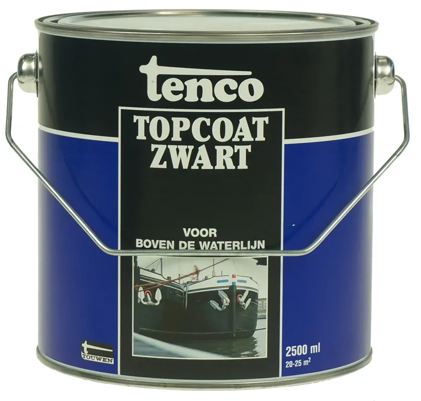 Beperkt Aanbod tenco topcoat (zwart) 2,5 ltr