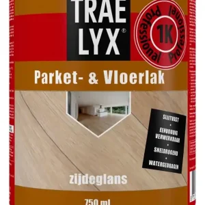 Flitsaanbieding Trae Lyx Parketlak & Vloerlak Zijdeglans 0,75 ltr