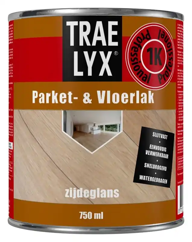 Flitsaanbieding Trae Lyx Parketlak & Vloerlak Zijdeglans 0,75 ltr