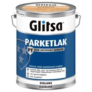 Seizoensaanbieding Glitsa Parketlak PT Eiglans 5 ltr