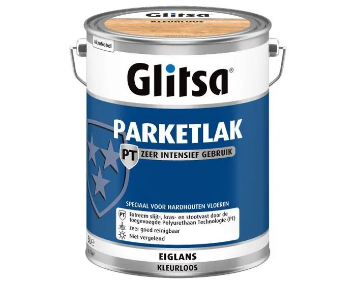 Seizoensaanbieding Glitsa Parketlak PT Eiglans 5 ltr