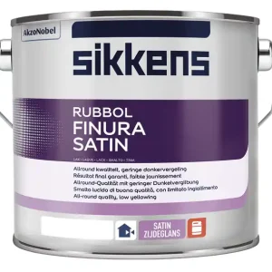 Sikkens Rubbol Finura Satin (lichte kleur) 2,5 lt Populair